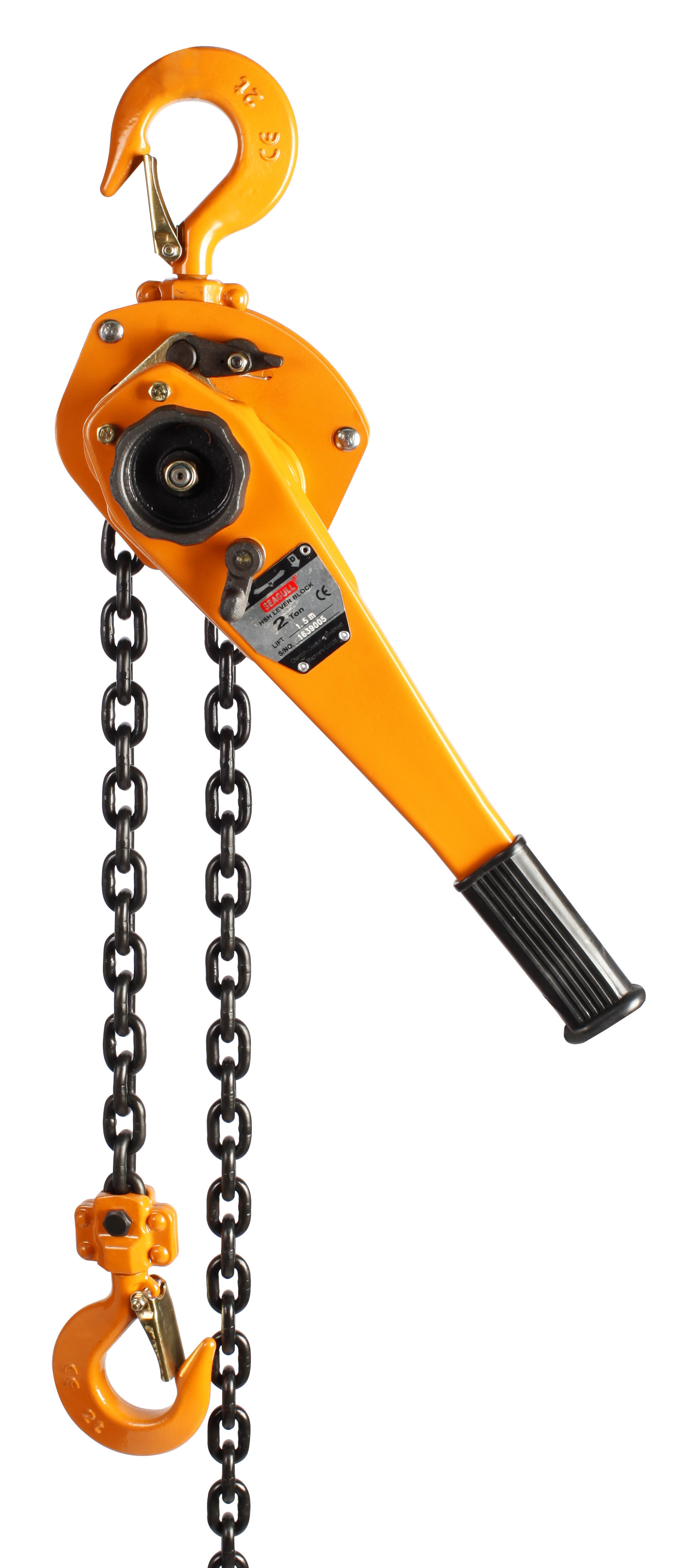 2 T 1.5m Heavy Duty Pulling Machine Manual Lever Block Hoist For Construction