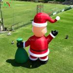 20ft 26ft 33ft 40ft Christmas Inflatable Santa For Outdoor Lawn Yard Xmas Party