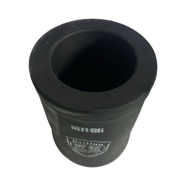 Cylindrical Induction Furnace Crucible Energy Saving Carborundum Large Graphite