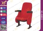 Fabric Cushion Spring Recovery Theater Chairs , Commercial Cinema Seating