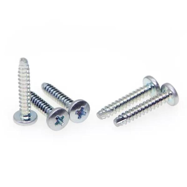 Customized Cutting Tail Screw Heat Treatment Hardening Carbon Steel Plating Zinc
