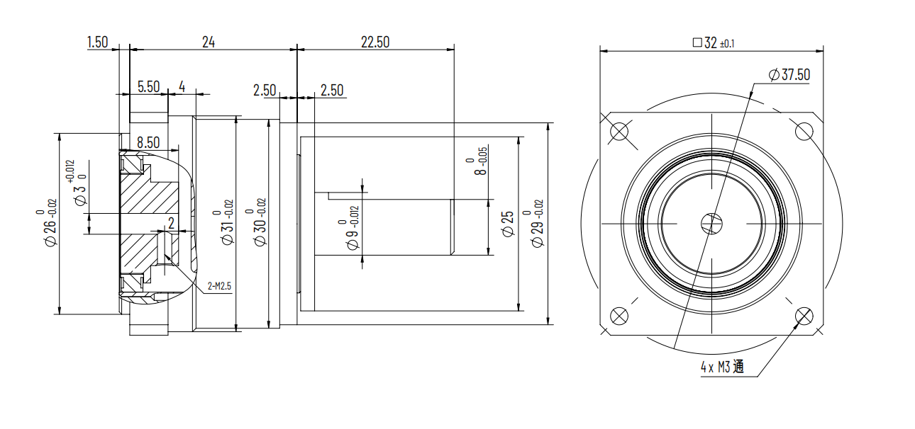 CSF8 Mini Harmonic Reducer