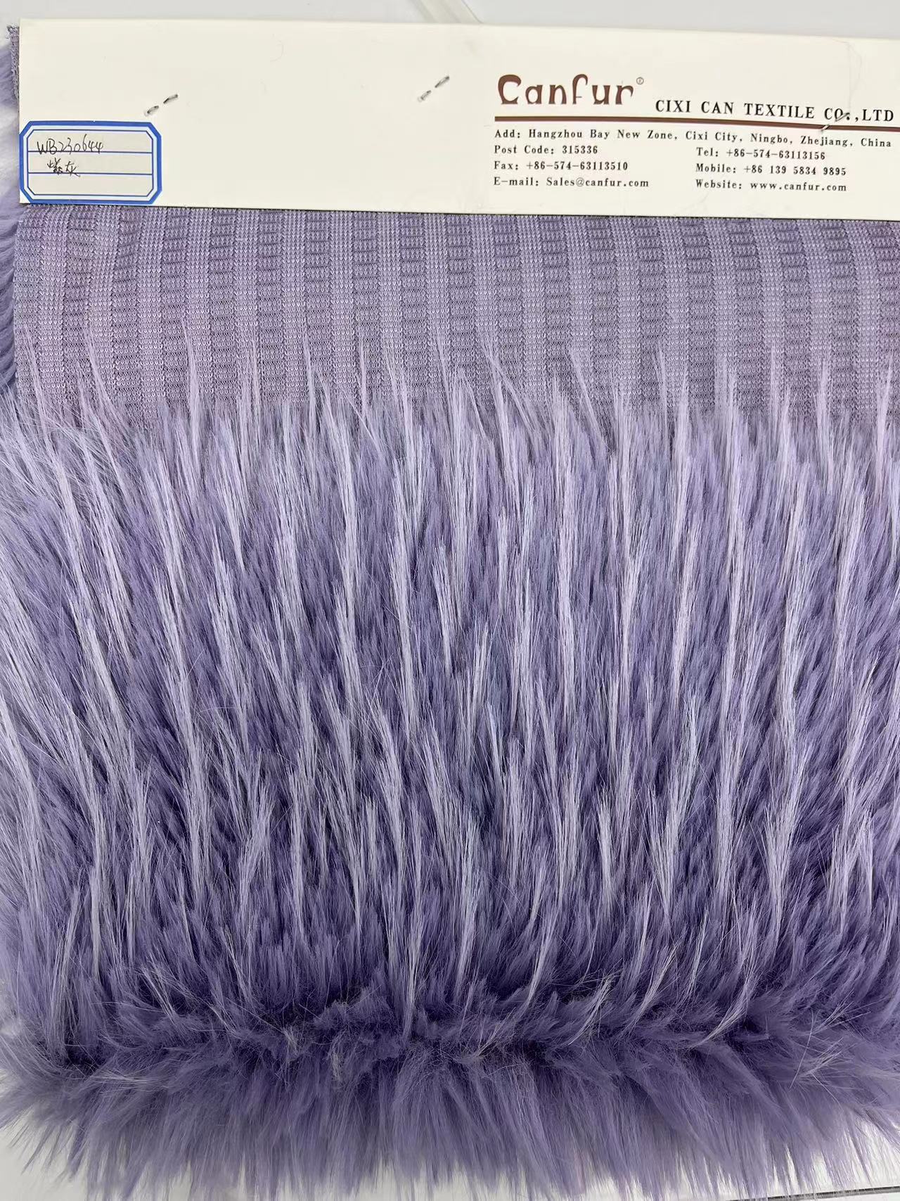 100% Acrylic Front Material Long Hair Faux Fur Fabric for Distribution