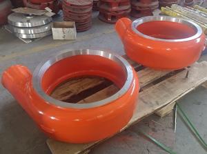 Wholesale Centrifugal Slurry Pump Spare Parts Volute Liner F6110 ASTM A532 from china suppliers