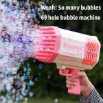 Professional Manufacturer Biggest Gatling Electric Bubble Gun for Age Range 5-7