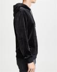 Custom Wholesale Polyester Velour Hoodie Men Oversized xxxl xxxxl pullover