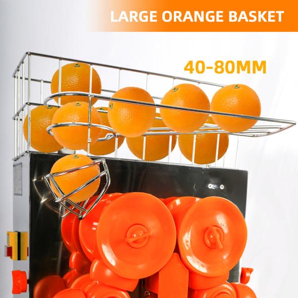 Top Mounting Anti Rust Automatic Orange Juicer Machine