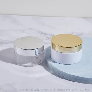 Wholesale White Clear Cylinder 3.38OZ 100ml Plastic Cosmetic Jars from china suppliers
