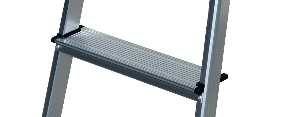 GS Outdoor Silver Multipurpose Aluminium Foldable Ladder 2x6 Steps