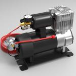 Heavy Duty DC12V/24V Metal Car Air Compressor For Truck Inflation