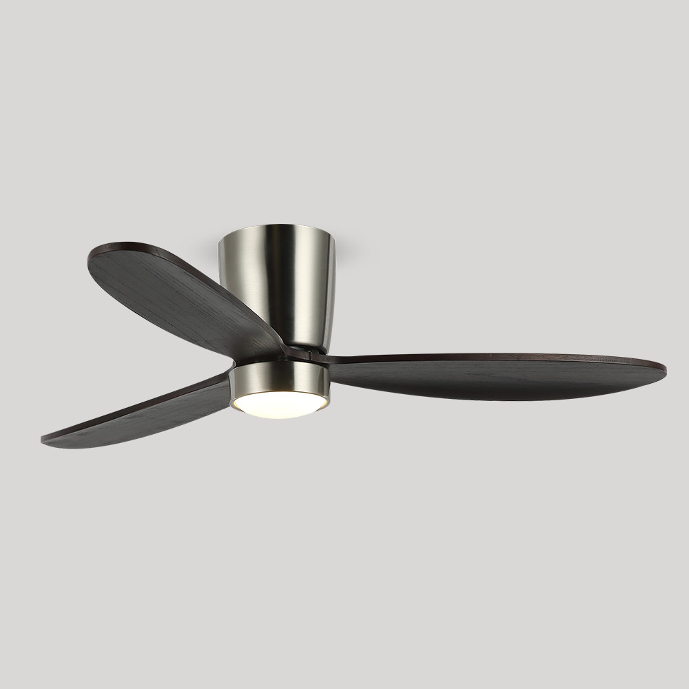 Modern 3 Blade Ceiling Fan 52 Inch Ceiling Fan With Light And Remote Control