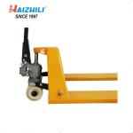 Yellow 3 Ton Pallet Truck , Low Profile Pallet Jack With CE Certification