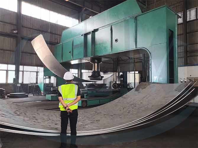 Boiler Head 800mm 316L 304L Hemispherical Pressure Vessel Dish End Types