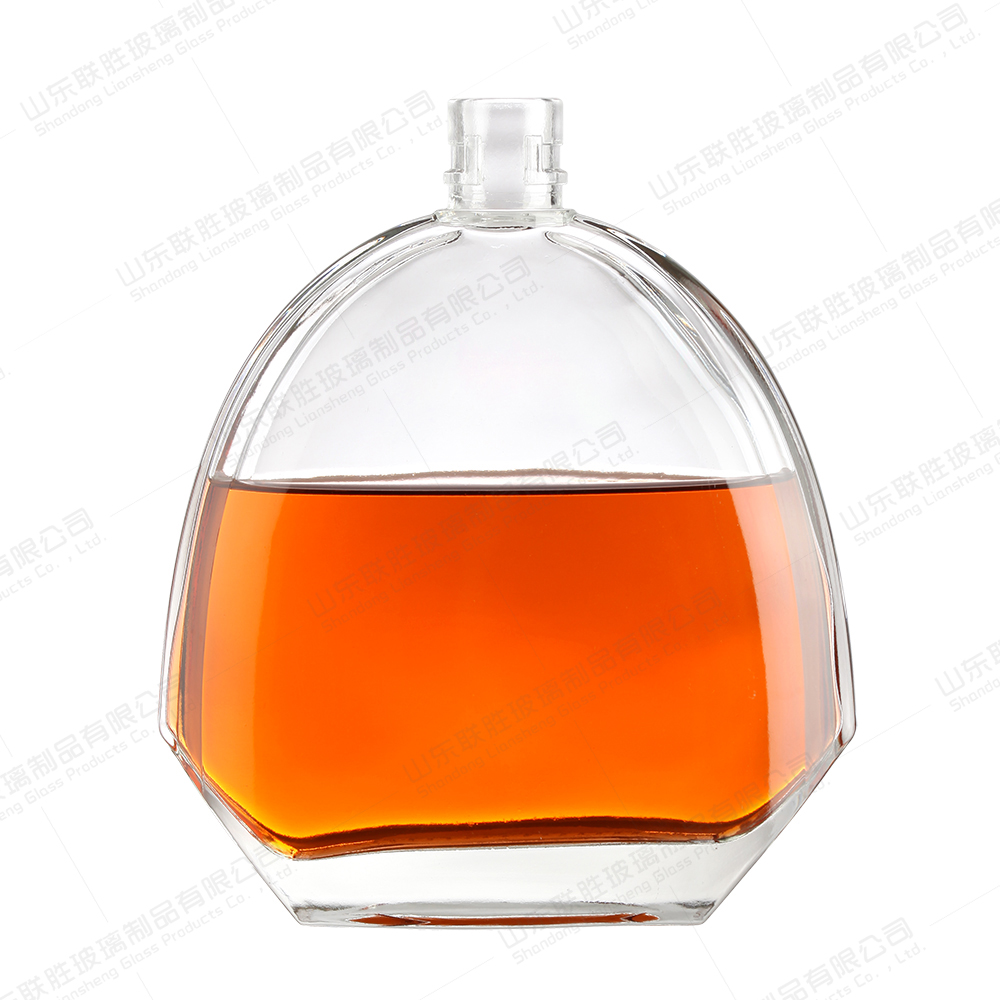 Clear Glass Decanter Xo Brandy Whiskey Bottle for Beverage Packaging 750ml 800ml