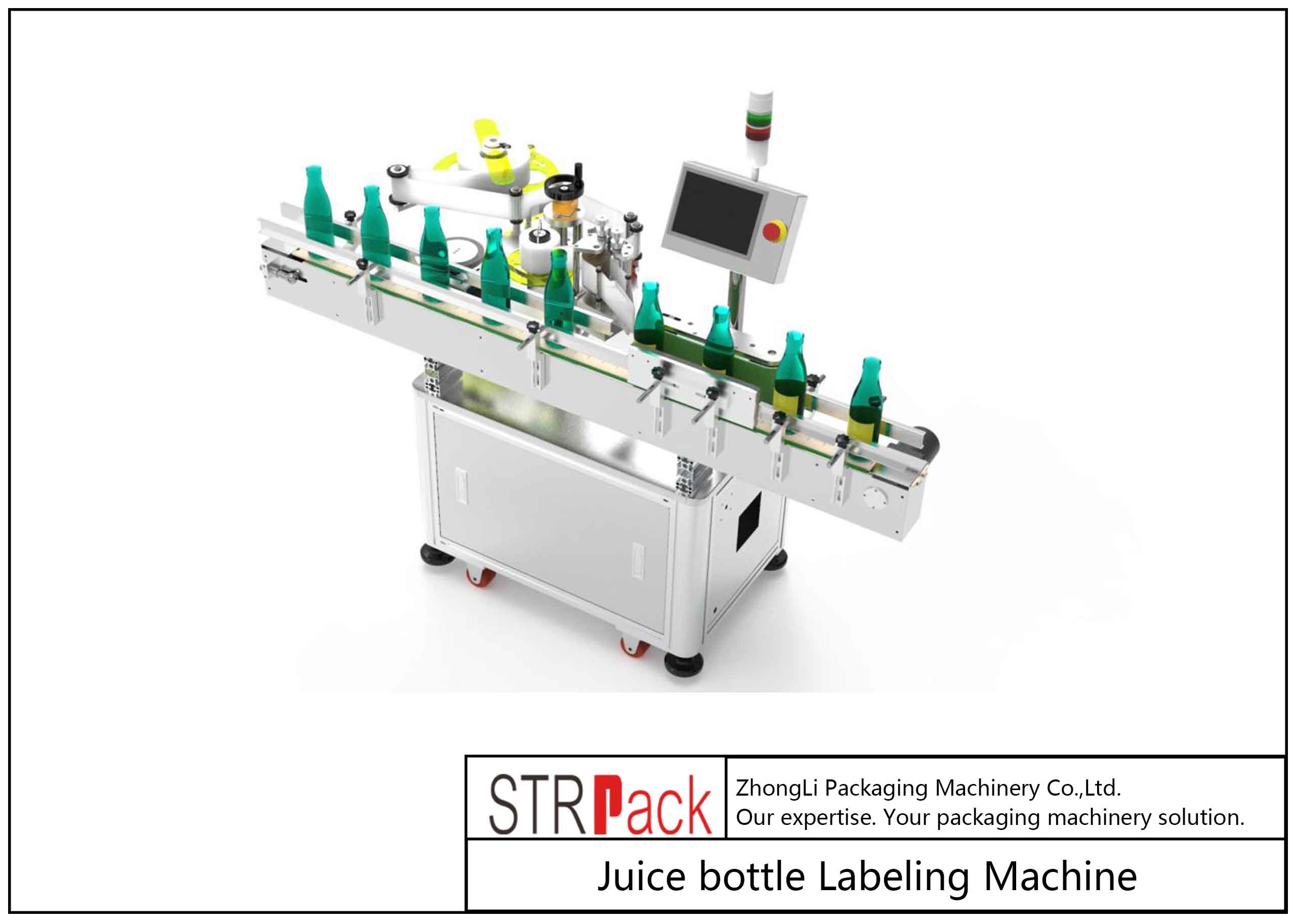 Bottle Self Adhesive Label Applicators High Accuracy Professional