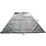PVC Black Grey Car Washing Mat Heat Resistant Non Slip 10KG Heavy Duty Foldable