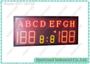 Wholesale High School Sports Electronic Volleyball Scoreboard / Table Tennis Score Boards with Team Name and Red LED from china suppliers