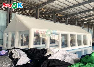 Wholesale Inflatable TPU Private Swimming Pool Tent Inflable Square Cover Tent With Blower from china suppliers
