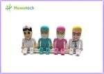 Mini gift Character USB Drives 64gb pendrive doctor nurse cartoon