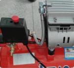 210L Min Oil Free Piston Air Compressor Red 3 Head Motor Direct Driven