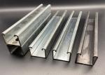 Galvanized Metal 1-5/8 Slotted Plain Unistrut Channel Rail