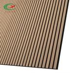 Tasteless Acoustic Slat Wall Panel Sound Absorbing Multiscene