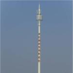Q235 Broadcast Telecomminication Towers Monopole Antenna Poles Towers