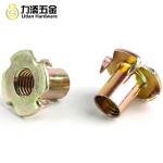 Stainless Steel Wood Insert Lock Nut M6 M8 4 Pronged A2-70 Grade