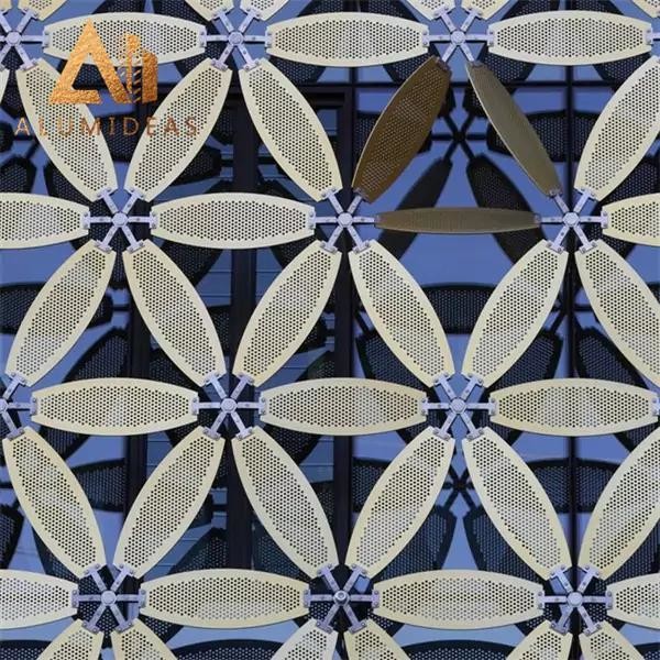 Aluminium perforated panel design