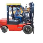 Used 14 Ton Four-Wheel Internal Combustion Forklift With CUMMINS Engine