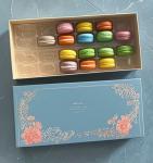 40 Pieces Macaron Packing Box Korean Cookie Baking Clear Snow Crisp Chocolate