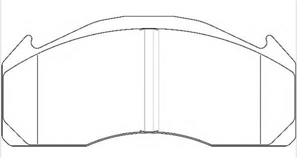 WVA 29125/29222/29224 Disc Brake Pads for LUCAS,VOLVO B7R