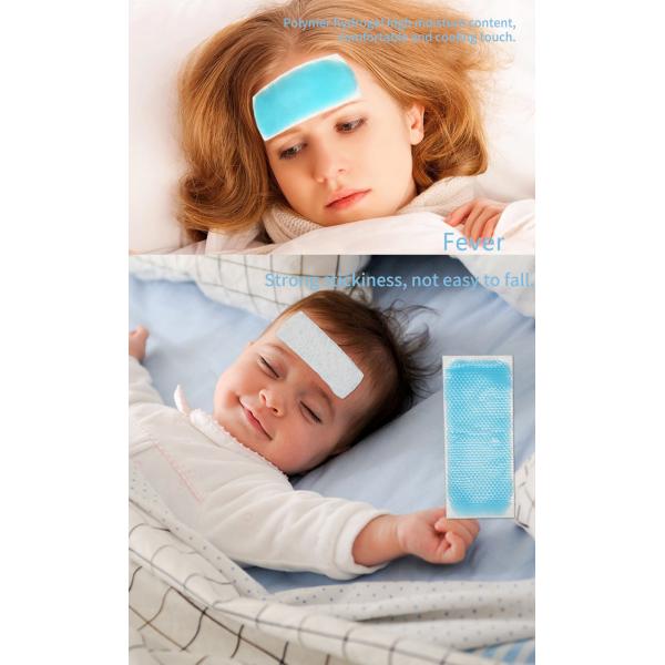 Customized Cooling Gel Patch for Kids Hot & Cold Pack in One Piece Per Bag Three Bags Per Box for Fever Relief