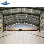 Rigid Frame Metal Construction Steel Aircraft Hangar Buildings Kits