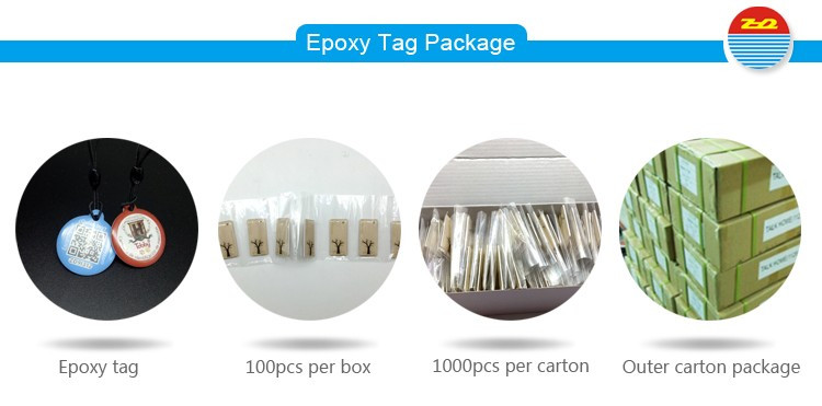 HF NFC NFC213 RFID Disk Tag , QR Code And URL Encoding RFID Pet Tag