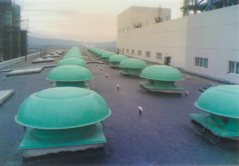 FRP Blade Material Roof Fan at Best for Building Roof Slope Exhaust from Manufacture