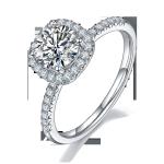 Square Cut Bridal Women Moissanite Square Diamond Gold with Silver Romantic