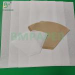 50gsm 328mm White And Brown Food Grade Coffee Filter Residue Paper Roll