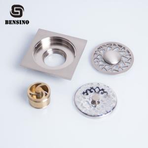 Wholesale Brass 0.36kg Nickel Bathroom Floor Drain Strainer For Washing Machine from china suppliers