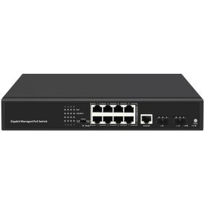 Wholesale Managed PoE Industrial Ethernet Switch 8 Ports 8K Multipurpose from china suppliers
