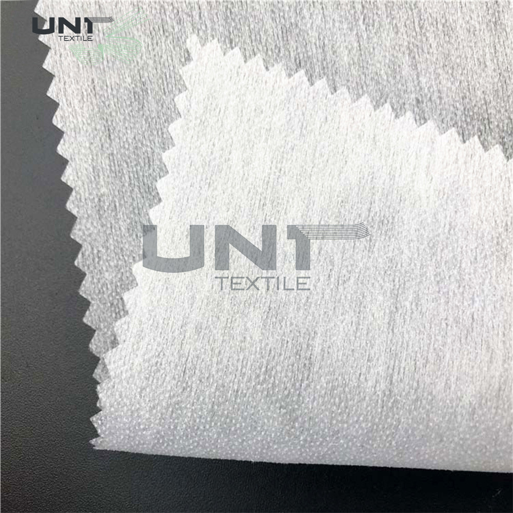 Cost-effective Rolling Fusing Interlining Fabric Non Woven Interlining Double Dot Interlining For Garment Lamination