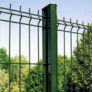 Wholesale Square TL-63 Curved 3D Wire Mesh Fence Green PVC Coated from china suppliers