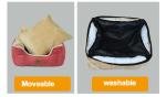 Suede 38*45*18cm Plush Pet Beds/safety pet bed/pet products