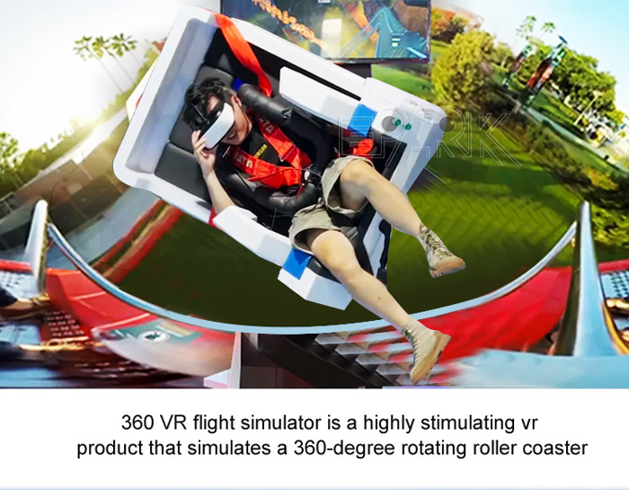 Amusement 9d Virtual Realit Chair 360 Degree Rotation Single Seat Play Station Simulator Game