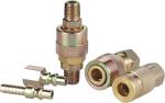 1/4" Steel Pneumatic Quick Release Couplings For ARO 210 Interchange Carbon