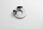 Electroplated finish Zinc Alloy Handle For Cupboard Furniture Drawer Kitchen
