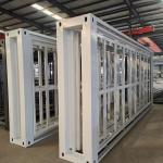 MGO Board Floor Prefabricated Office Double-wing Expansion Box for 20ft 40ft