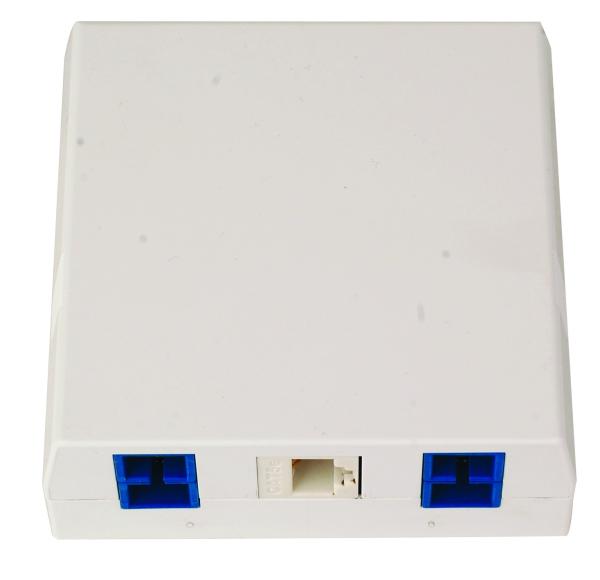 Fiber Optic Termination Wall Socket Single Family Unit For RJ45 And SC 86Type