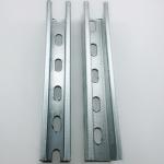 Powder Galvanized Strut C Channel Shaped Galvanized Steel Profile SS316