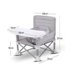 Portable Foldable Baby Dining Chair Booster Seat Customized Logo Lightweight